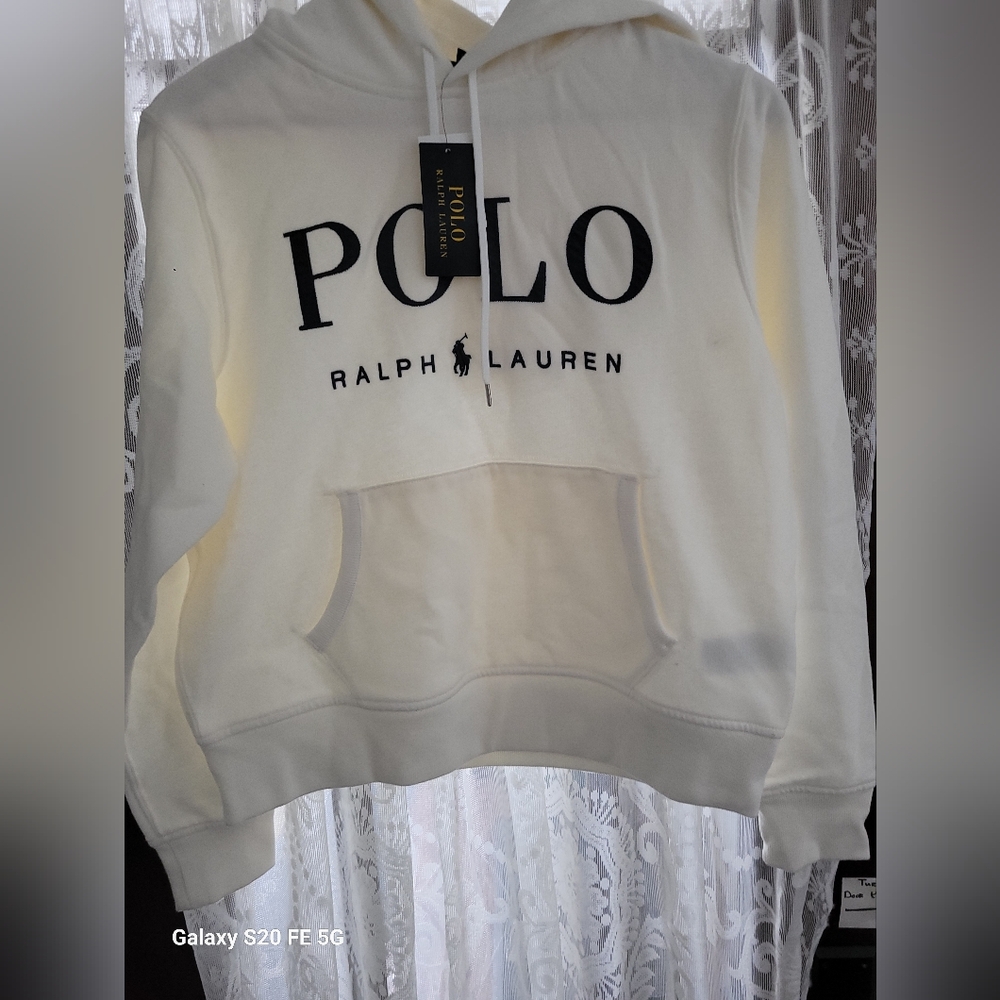 Polo Ralph Lauren White Hoodie